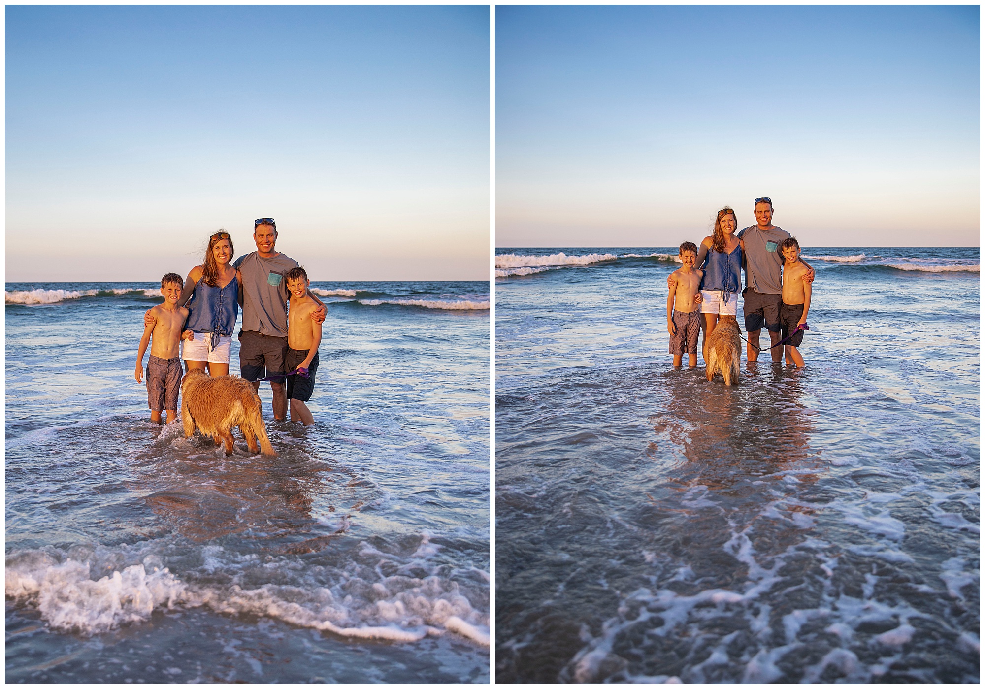 sandbridge family photos, misty saves the day, virginia beach family photos
