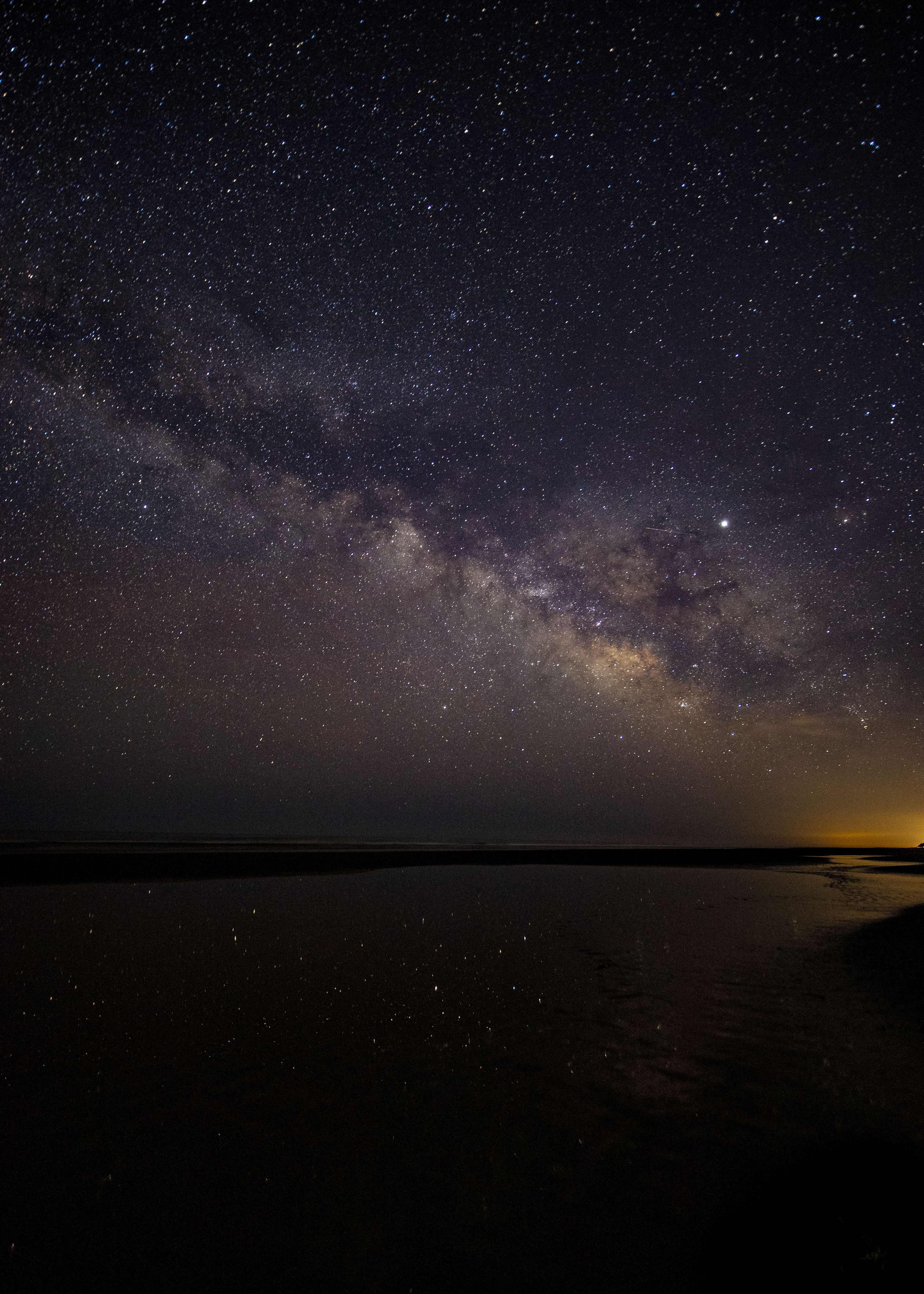 milky way, false cape state park, misty saves the day, stars in virginia beach