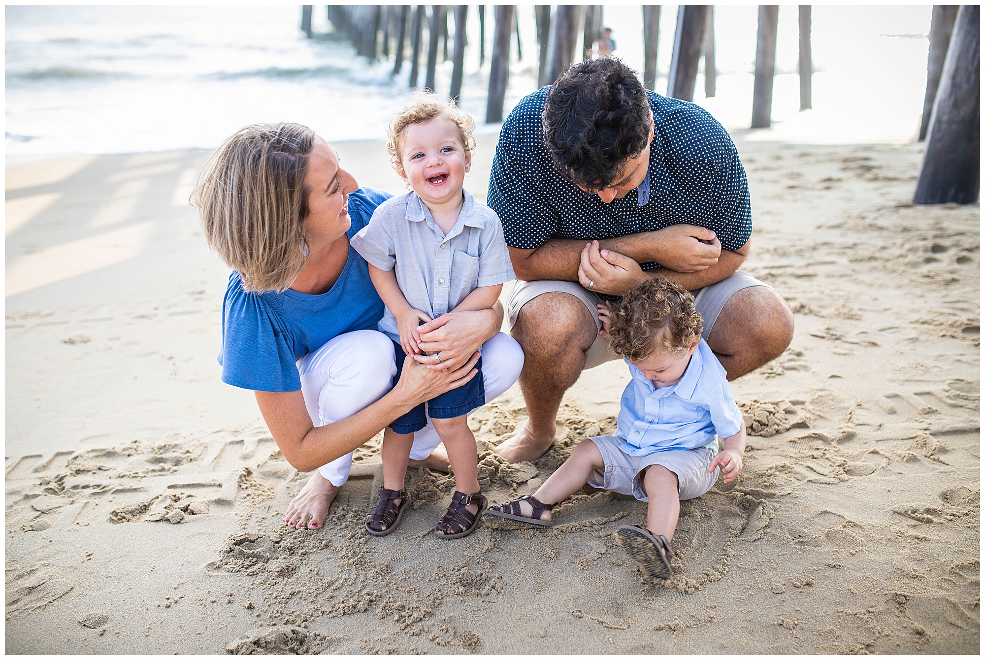 sandbridge family photos, misty saves the day, virginia beach family session