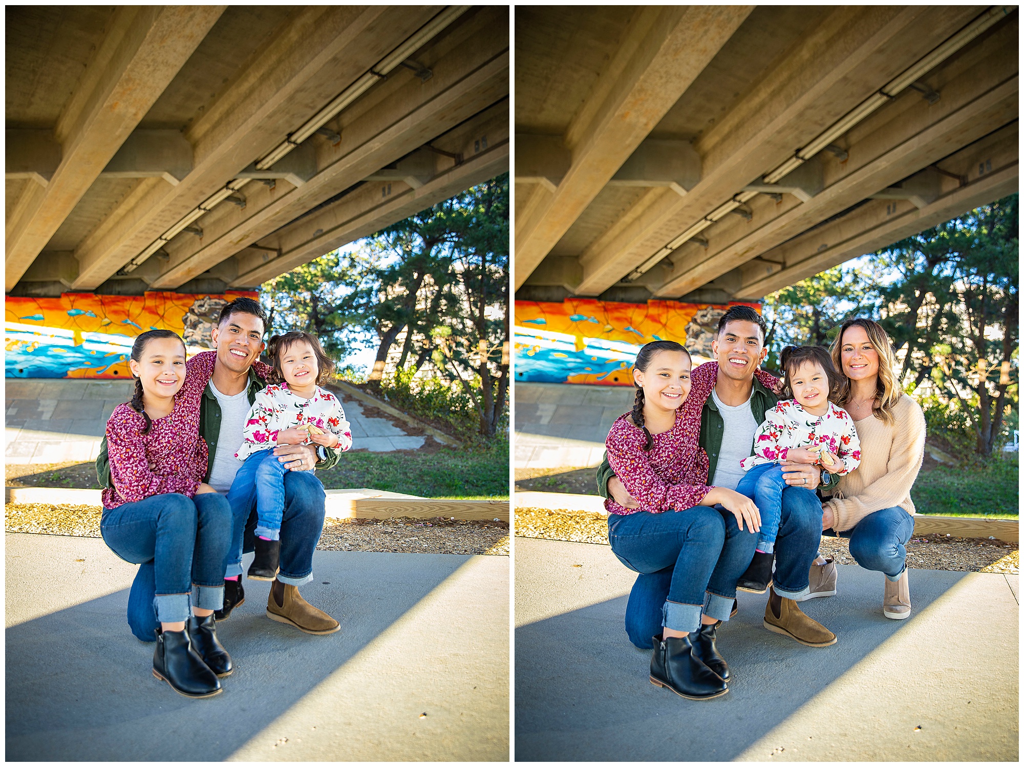 virginia beach family session, misty saves the day