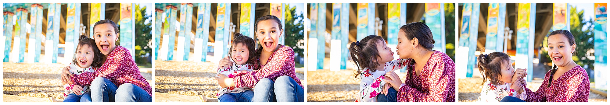 virginia beach family session, misty saves the day
