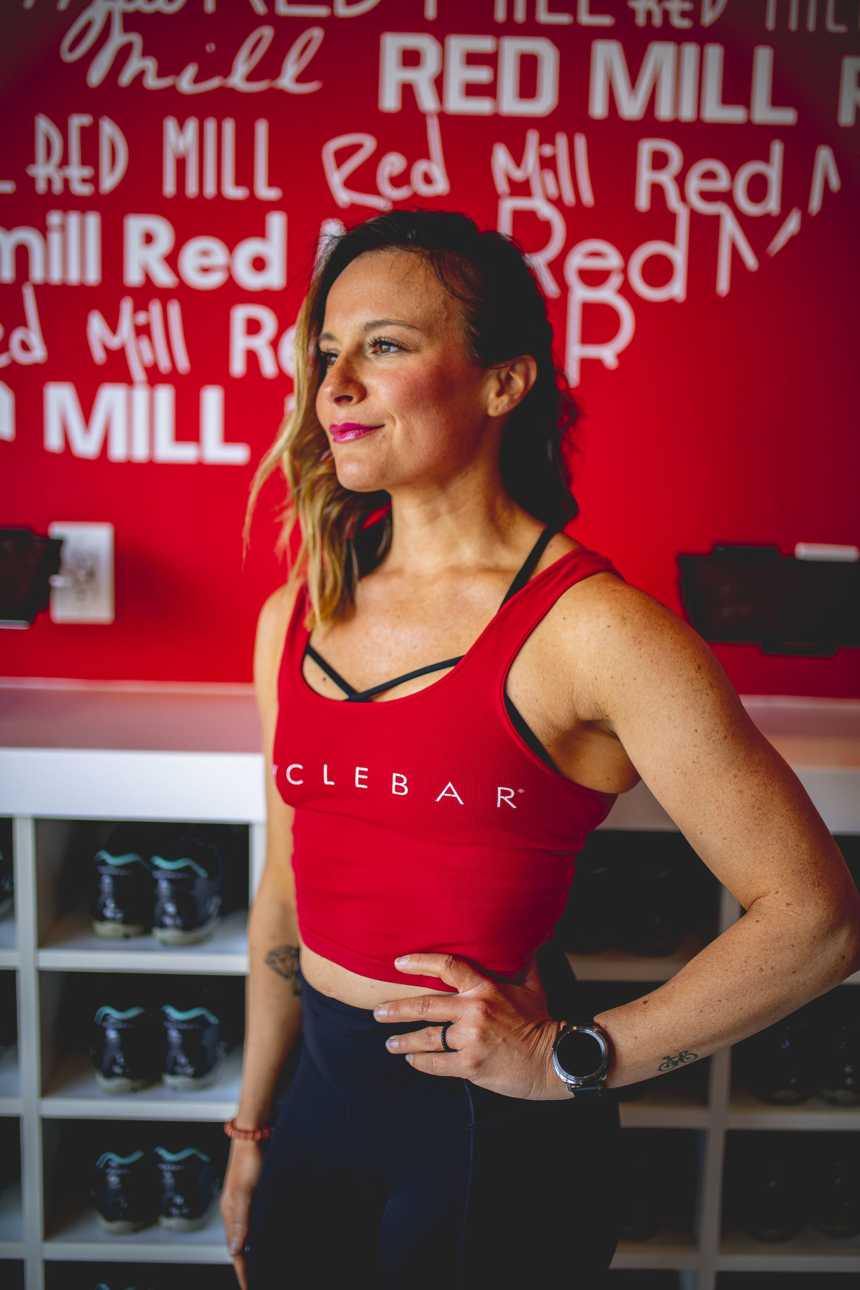 CycleBar Redmill, misty saves the day, live streaming, virginia beach fitness studio, content photography