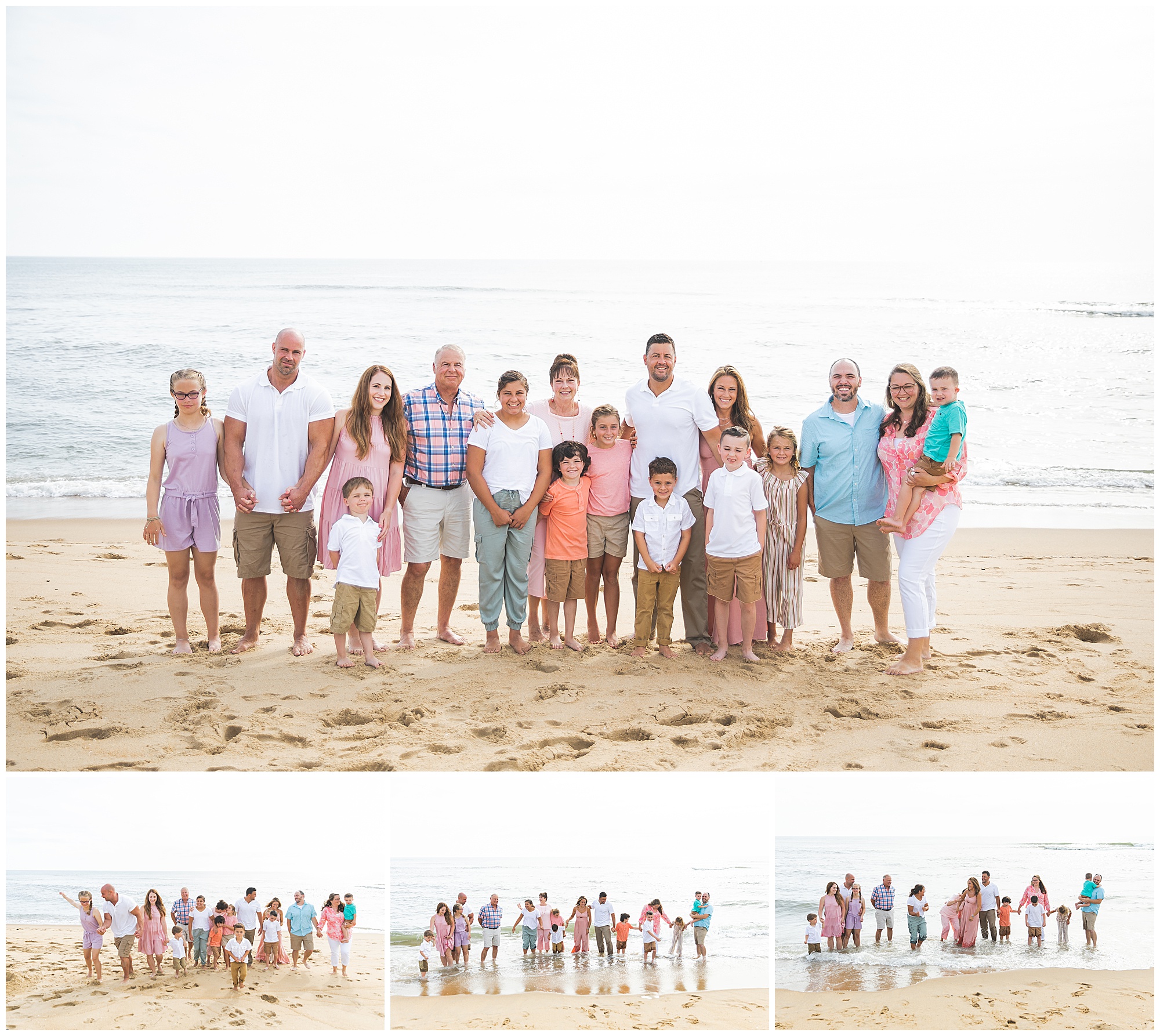 sandbridge vacation family photos, misty saves the day, virginia beach family photos