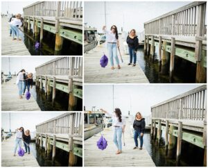 no balloon releases, joyful sendoff, misty saves the day, cape charles headshots