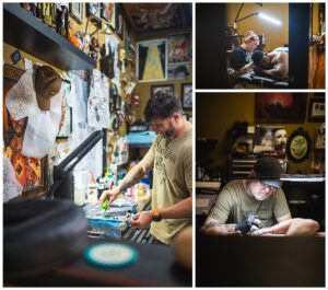 Misty Saves the Day, Broken Lantern Tattoo, Charleston Small Business Photographer, South Carolina Small Business Marketing