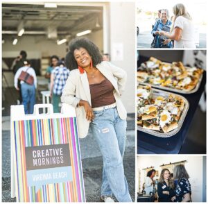 Virginia Business Education, Misty Saves the Day, Creative Mornings Virginia Beach, Creative Mornings, Roberta Lea Music