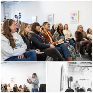 ViBe business photographer, ViBe Creative District marketing, Misty Saves the Day, Creative Mornings, Yorkies VB