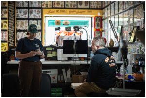 Virginia tattoo shop marketing, Misty Saves the Day, Salt Water Tattoo