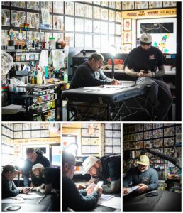 Virginia tattoo shop marketing, Misty Saves the Day, Salt Water Tattoo