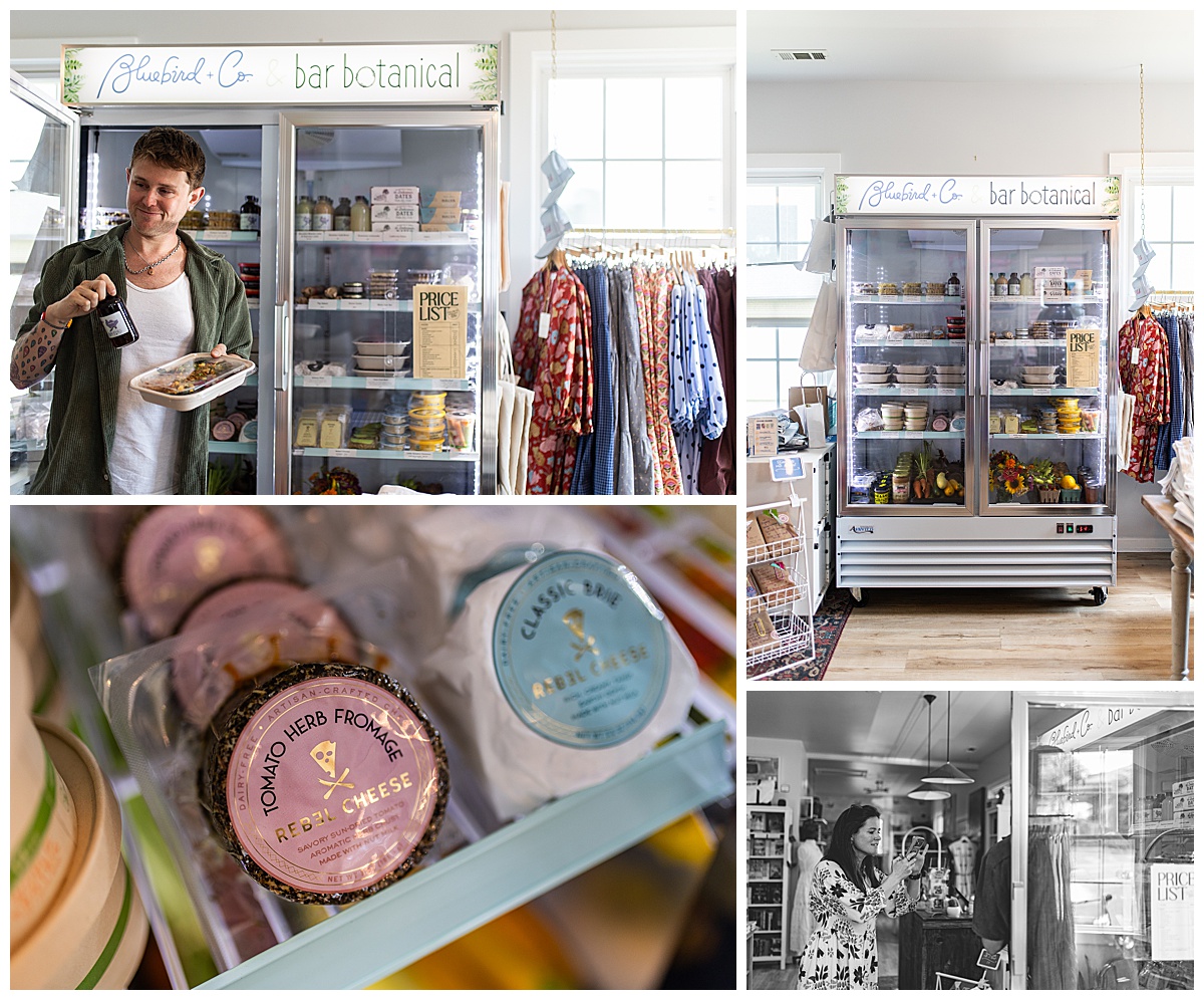 Botanical Fare, Bluebird and Co, Crozet marketing photos, Crozet social media photos, Misty Saves the Day