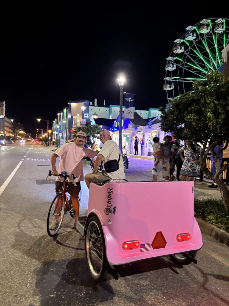 virginia beach oceanfront pedicab