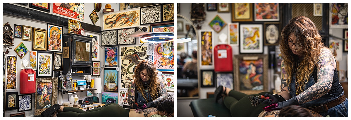Richmond tattoo shop marketing, Richmond marketing photographer, Richmond social media manager, Misty Saves the Day, Virginia social media manager
