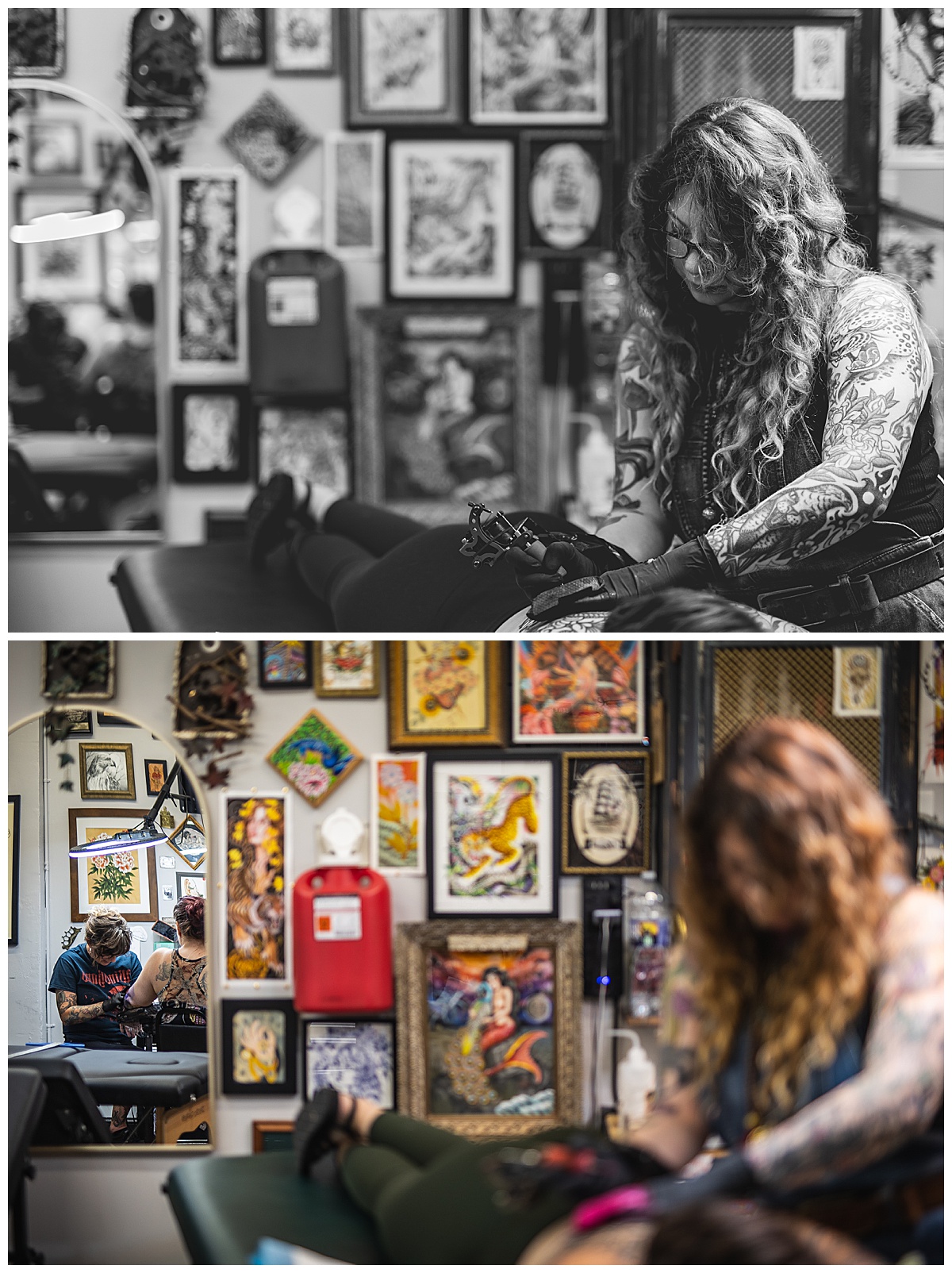 Richmond tattoo shop marketing, Richmond marketing photographer, Richmond social media manager, Misty Saves the Day, Virginia social media manager