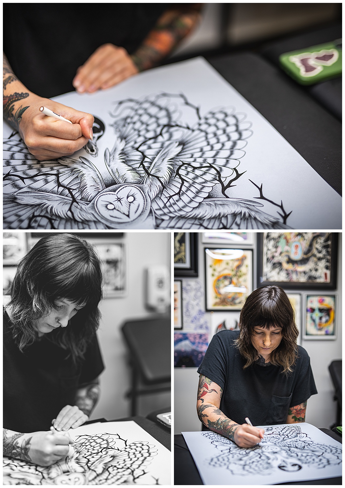 Richmond tattoo shop marketing, Richmond marketing photographer, Richmond social media manager, Misty Saves the Day, Virginia social media manager