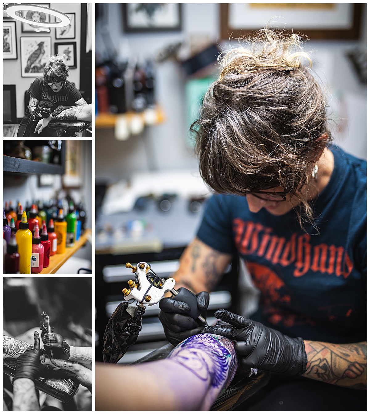 Richmond tattoo shop marketing, Richmond marketing photographer, Richmond social media manager, Misty Saves the Day, Virginia social media manager