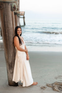 Sandbridge Virginia Beach senior photos, Misty Saves the Day, Little Island senior session