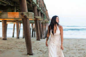 Sandbridge Virginia Beach senior photos, Misty Saves the Day, Little Island senior session