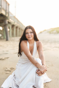 Sandbridge Virginia Beach senior photos, Misty Saves the Day, Little Island senior session