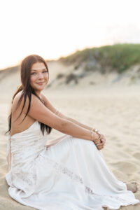 Sandbridge Virginia Beach senior photos, Misty Saves the Day, Little Island senior session